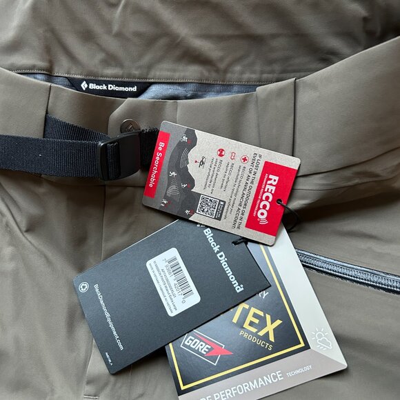 BLACK DIAMOND Mission Gore-Tex Recco Ski Snow Pant ~ NWT! - Picture 7 of 8